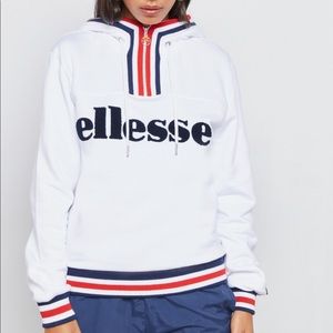 NWT Ellesse Quarter Zip Hoodie